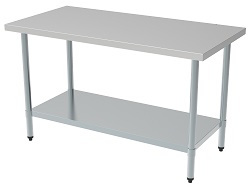 Combisteel Budget 700 Line demontabele Werktafel met bodemschap 160 (l) cm