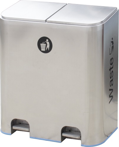 Combisteel Afvalbak 2x 25 liter