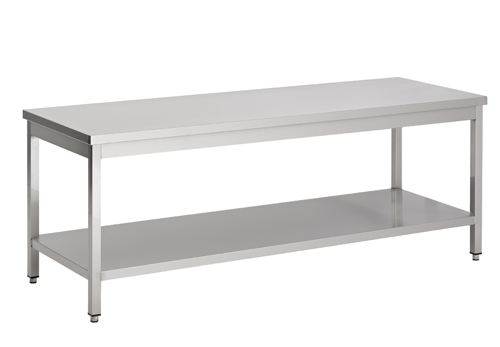 Combisteel Werktafel 210(l) cm met bodemschap