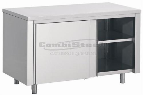 Combisteel Werktafel 120(l) cm met schuifdeuren