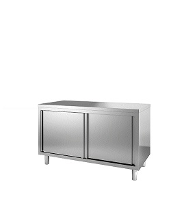 Combisteel Werktafel 140 (l) cm met schuifdeuren