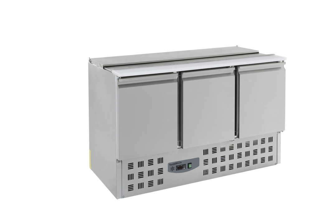 Combisteel Saladette met 3 deuren - Compact Line