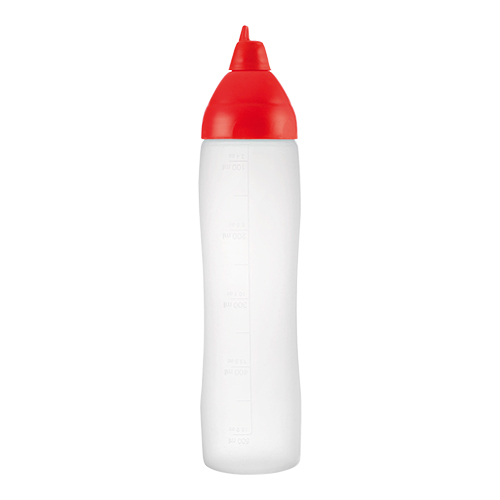 Araven Knijp/Decoratie/Doseerfles 35 cl Ø 6 cm rood