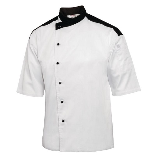 Unisex Chef Works Metz Koksbuis wit maat XL