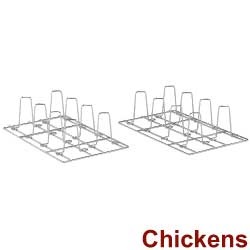 Diamond set van 2 Roosters GN 1/1 "speciaal kippen" 8 per rooster