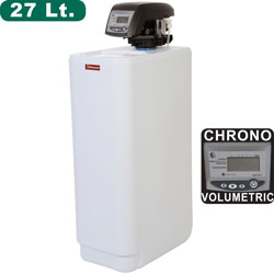 Diamond Waterontharder Chrono- en volumemeter 27 liter monoblok
