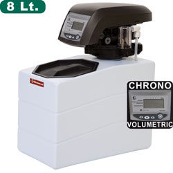Diamond Waterontharder Chrono- en volumemeter 8 liter monoblok