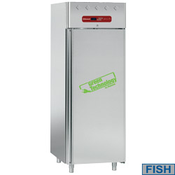 Diamond Koelkast voor vis 700 liter met 1 deur GN 1/1 voor 10 bakken