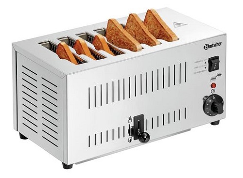 Bartscher Toaster TS60 met 6 sleuven