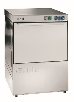 Bartscher Deltamat TF 401 W Glazenspoelmachine met waterontharder 30 korven per uur
