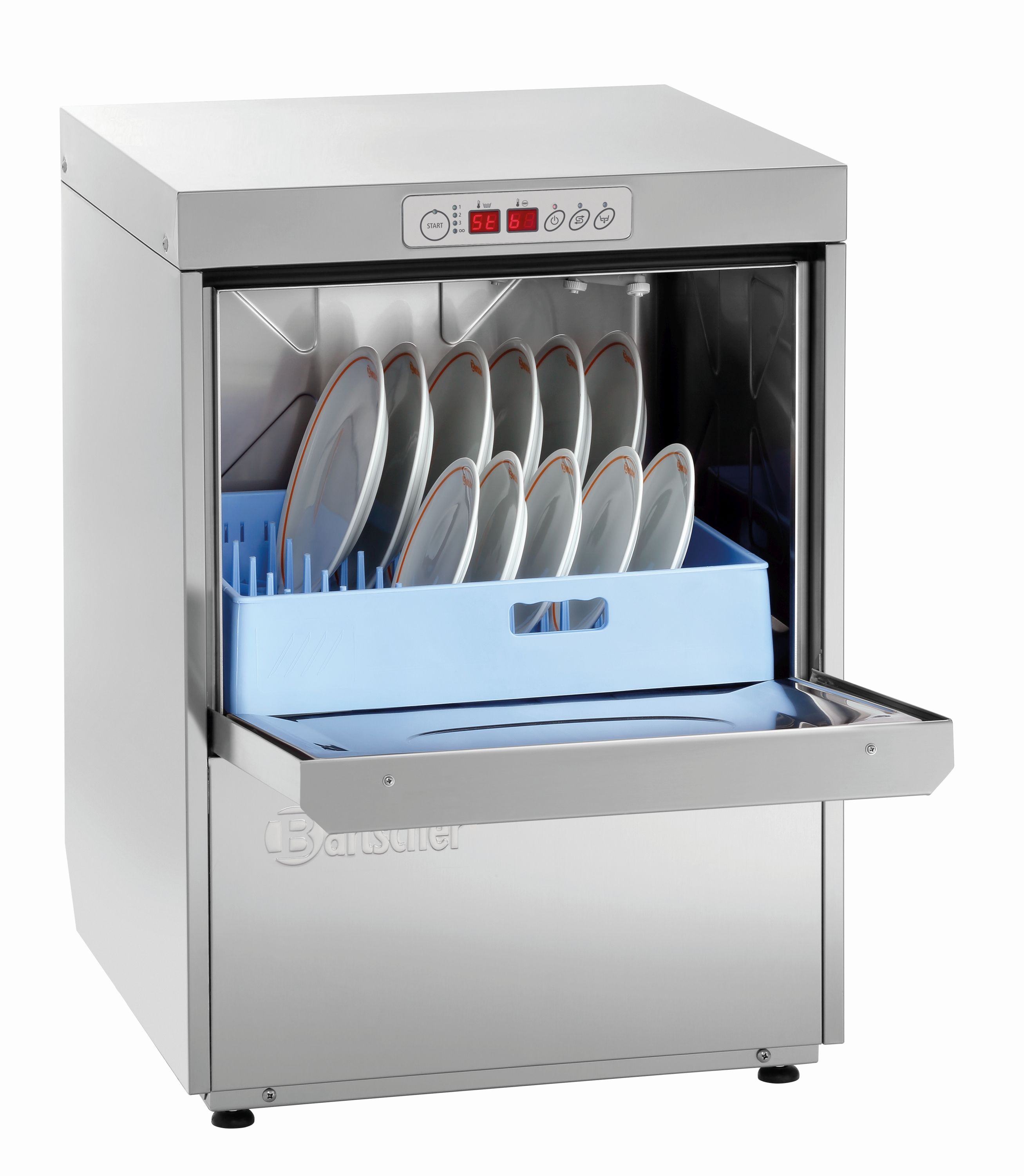 Bartscher Deltamat TF 526 R Vaatwasmachine Voorlader met doseerpomp voor reinigingsmiddel