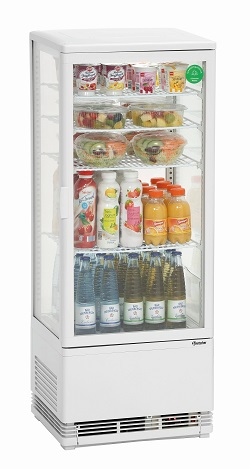 Bartscher mini Koelvitrine 98 liter wit