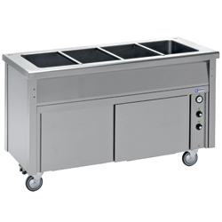 Diamond Bain-Marie element op neutraal kast 3 GN - Self 700