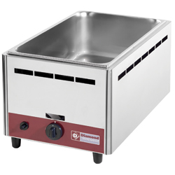 Diamond tafelmodel Bain-Marie op gas GN 1/1 - 15 cm