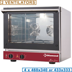 Diamond Elektrische Convectie Oven 4x 46 x 34 cm