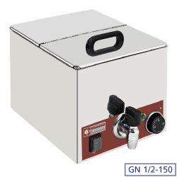 Diamond elektrische voedingswarmer - GN 1/2 - 150 mm