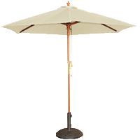 Bolero ronde Parasol Ø 2,5 meter creme