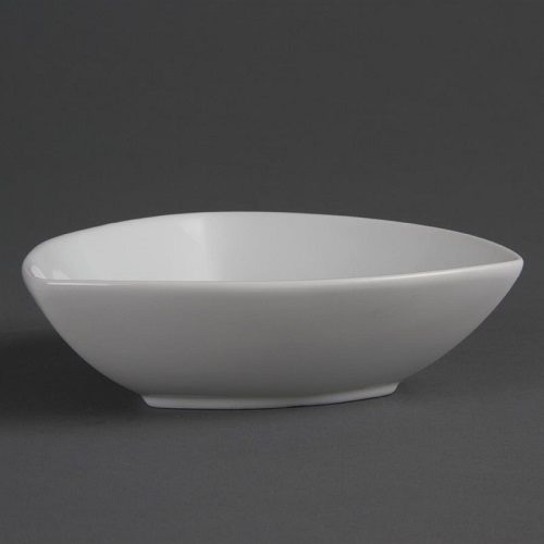 Olympia Whiteware afgeronde driehoekige Schaal 6 stuks