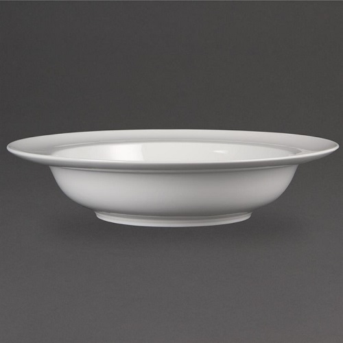 Olympia Whiteware Soepbord Ø 22,8 cm 71 cl met brede rand 4 stuks