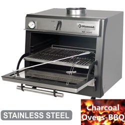 Diamond Houtskooloven BBQ RVS GN 1/1