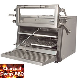 Diamond Houtskooloven BBQ RVS GN 1/1 + GN 2/4