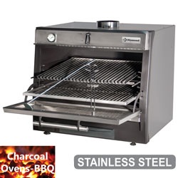 Diamond Houtskooloven BBQ RVS GN 1/1 + GN 2/4