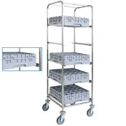 Diamond Wagen 5 niveaus voor vaatwaskorven 50 x 50 cm