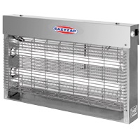 Eazyzap RVS insectenverdelger 2x 15W bereik 100 m²
