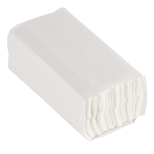Jantex C-gevouwen Handdoeken 1 laags wit 15 stuks