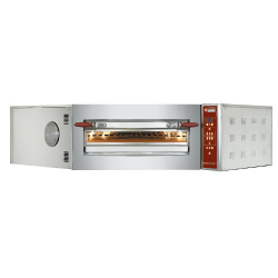 Diamond Elektrische Pizza Hoekoven met 1 kamer voor 8 pizza's van Ø 35 cm - Logic Line Plus