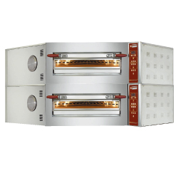 Diamond Elektrische Pizza Hoekoven met 2 kamers voor 2x 8 pizza's van Ø 35 cm - Logic Line Plus