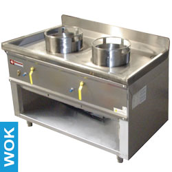 Diamond Wokfornuis met 2 branders - Wok Line