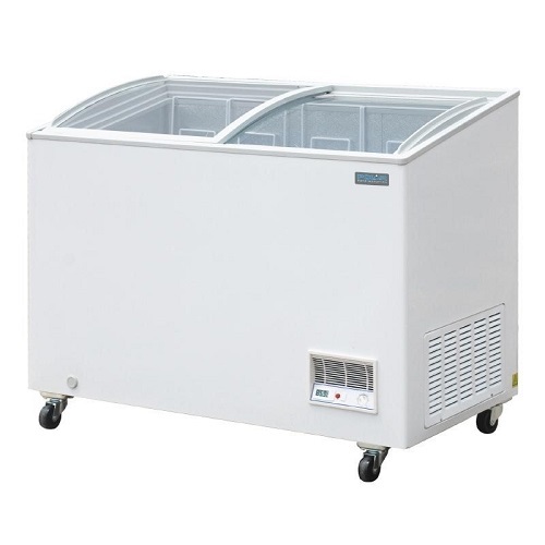 Polar Display Vrieskist 270 liter met glazen schuifdeksel