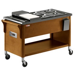 Diamond Kar in hout bain marie 3x GN 1/1