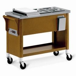 Diamond Kar in hout bain marie 3x GN 1/2