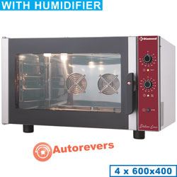Diamond Elektrische Convectie Oven inclusief manuele bevochtiger 4x 60 x 40 cm