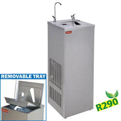 Diamond gekoelde Waterkoeler 35 liter per uur RVS
