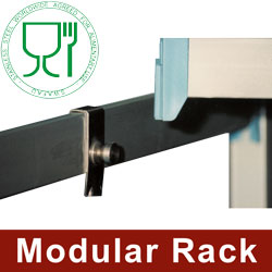 Diamond hoekbevestiging en bevestiging voor planken TC Ø 16 mm - Modular Rack