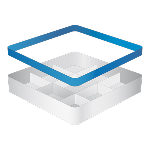 CaterRacks CR 09-1A Vaatwaskorf voor bekerglazen 9 compartimenten