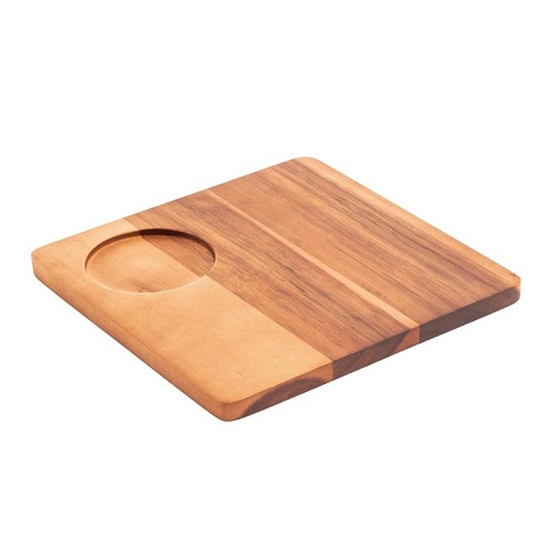Olympia acacia houten vierkante Serveerplank 6 stuks