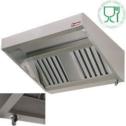 Diamond Muurdampkap 2 filters 1390 m³ per uur 150(b) cm