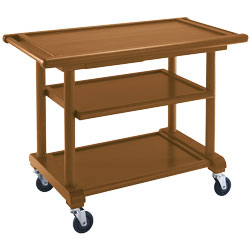 Diamond Serveerwagen met 3 niveau's hout "notulaar" dresseerplank
