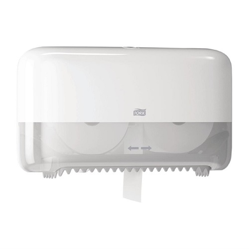 Tork Dispenser voor dubbele toiletrol zonder koker