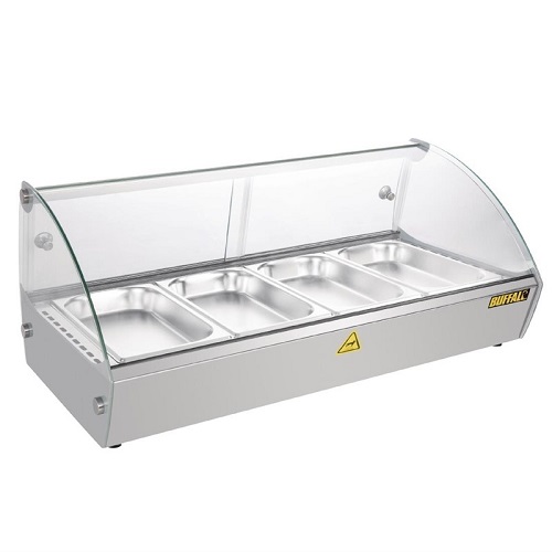 Buffalo Warmhoudvitrine 46 liter 4x GN 1/3