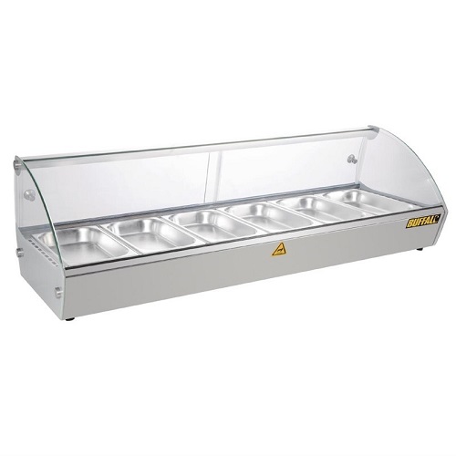 Buffalo Warmhoudvitrine 68 liter 6x GN 1/3