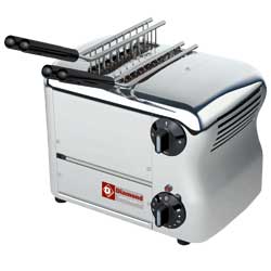 Diamond elektrische toaster (croque-monsieur) - 2 tangen "Silver"