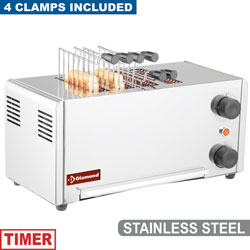 Diamond Elektrische Toaster (croque-monsieur) 4 tangen RVS