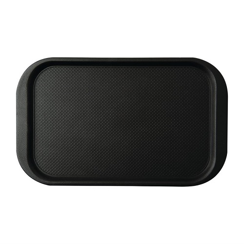 Roltex Blackline antislip Dienblad 63 x 39 cm zwart