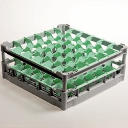 Diamond Vaatwaskorf voor 36 glazen Ø 73 mm 165(h) mm