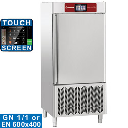 Diamond snelle Bevriezingscel 10x GN 1/1 of 60 x 40 cm - productie per cyclus: 40 kilo (+70°C-+3° C) Touch Screen